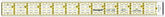 Omnigrid Ruler 1in x 12 1/2in